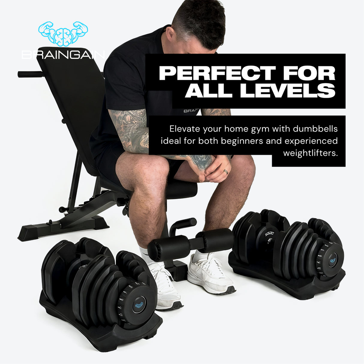 SmartBells® 40kg Adjustable Dumbbells