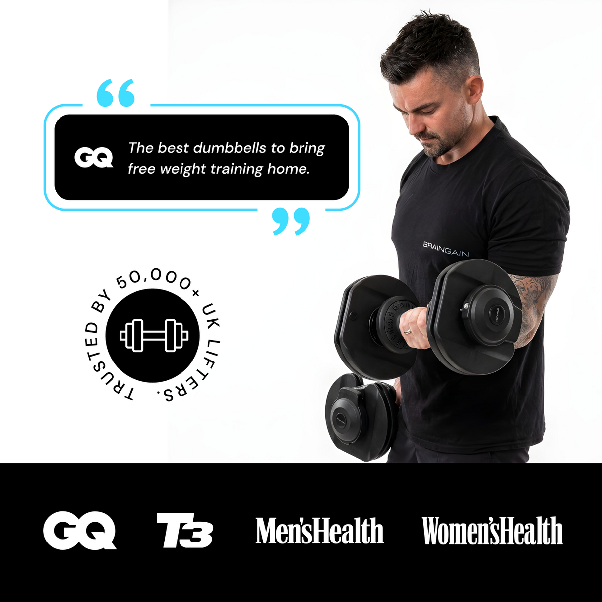 SmartBells® 24kg Adjustable Dumbbells