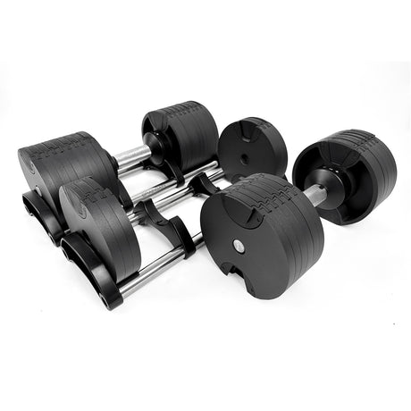 32kg Adjustable Dumbbells (Pair) - 4kg Increment